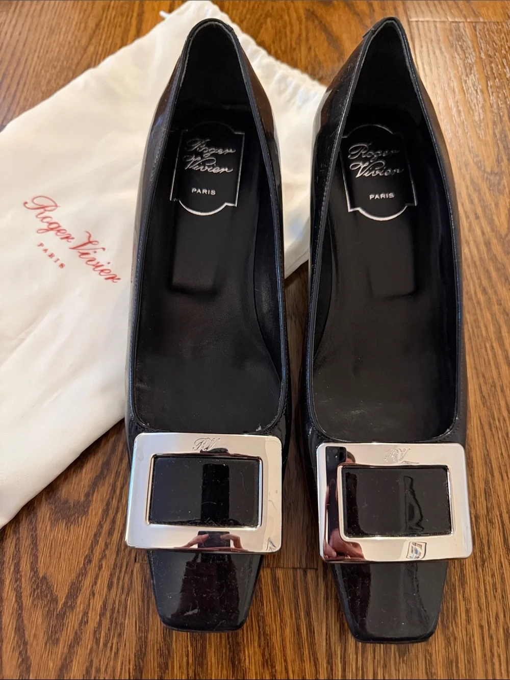 Roger Vivier patent pumps
